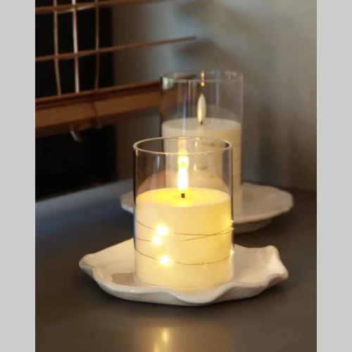 Vela led 6cm a pilas