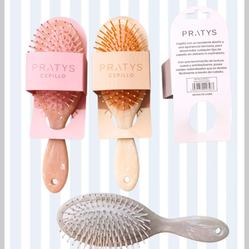 Cepillo de cabello simil marmol
