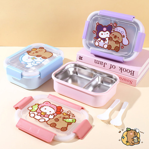 Lunchera termica capibara y san