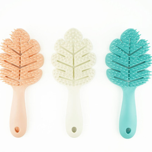 Cepillo de cabello calado hoja