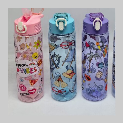 Botella con pico 800ml estampada