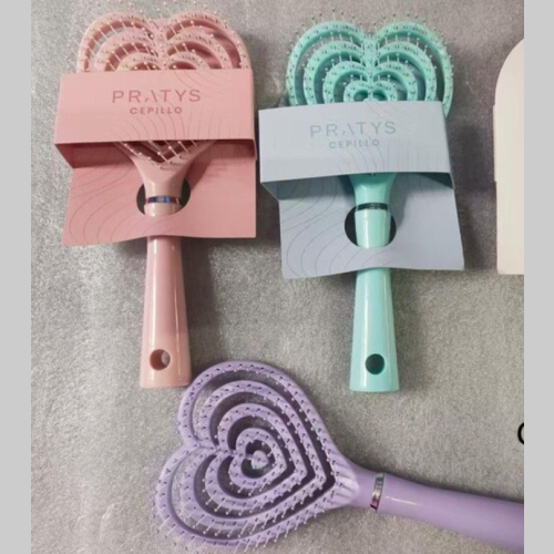 Cepillo de cabello calado corazon