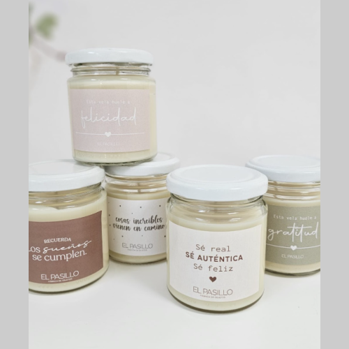 Vela de soja deseos
