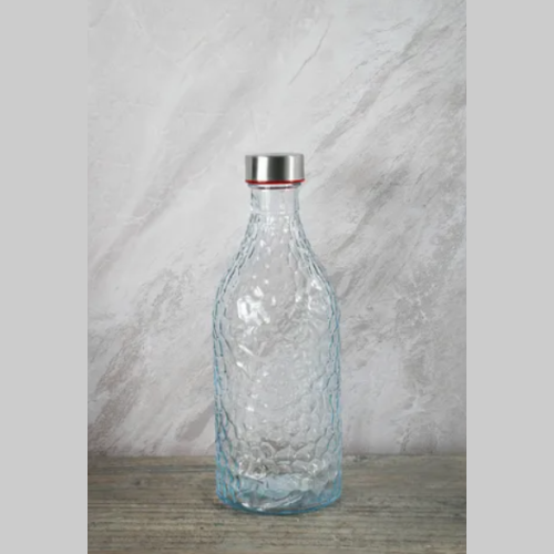 Botella de vidrio redonda 1L