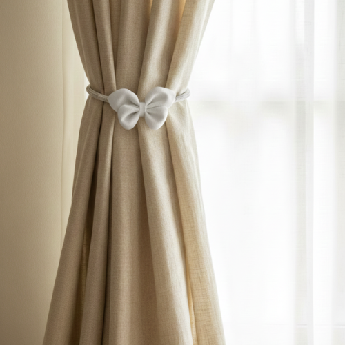 Sujeta cortina imantado mariposa x unidad