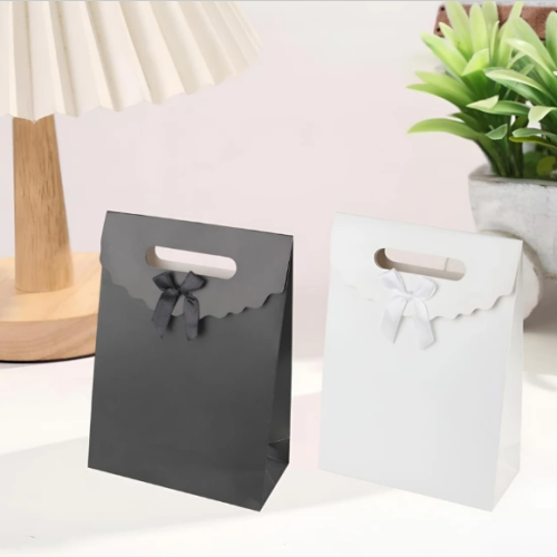 Bolsa de regalo moño byn chica