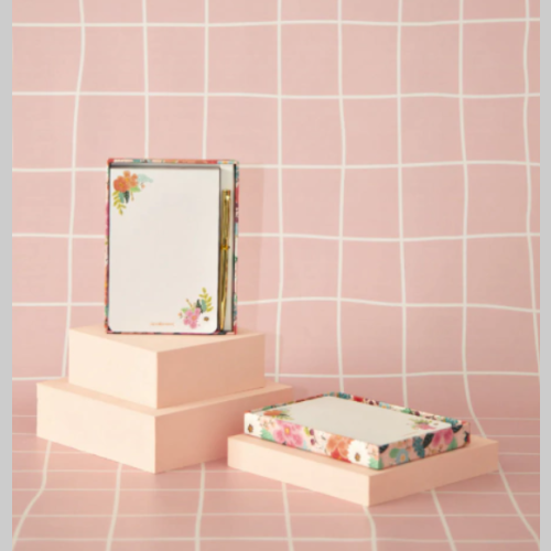 Set taco y lapicera con caja