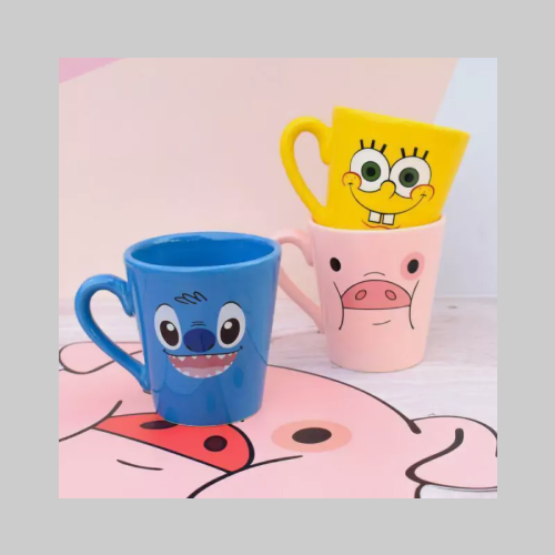 Taza conica personajes