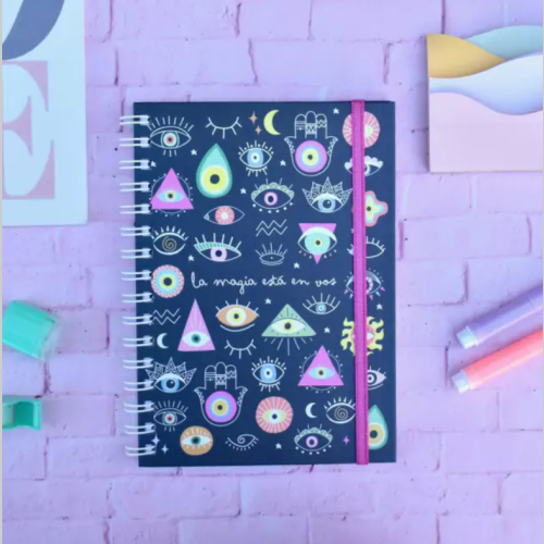 Cuaderno A5 tapa dura la magia