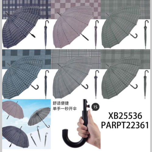 Paragua largo cuadrille