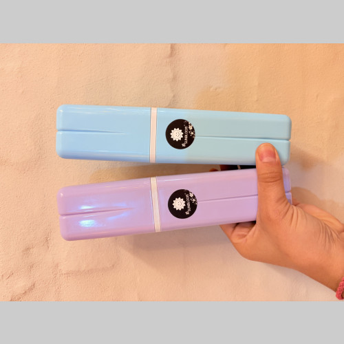 Porta cepillo de dientes doble