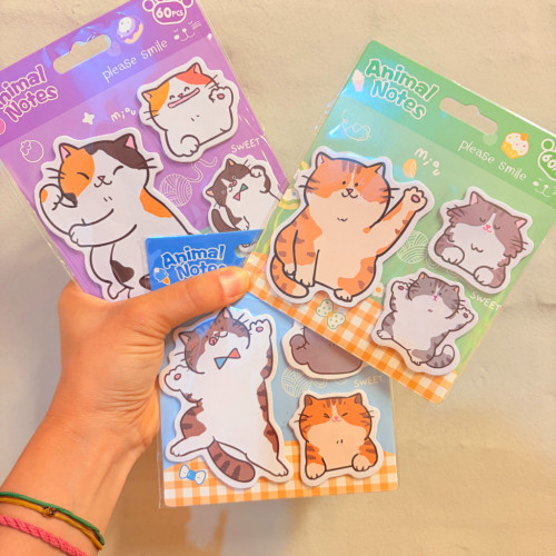 Notas adhesivas gatitos