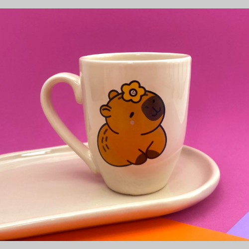 Taza ceramica capibara