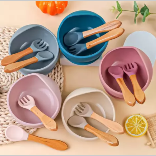 Plato silicona infantil