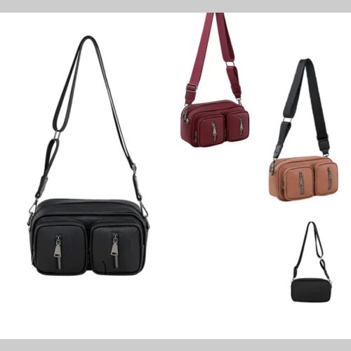 Morral doble bolsillo trendy
