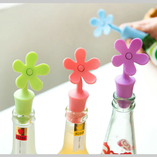Tapon silicona flor