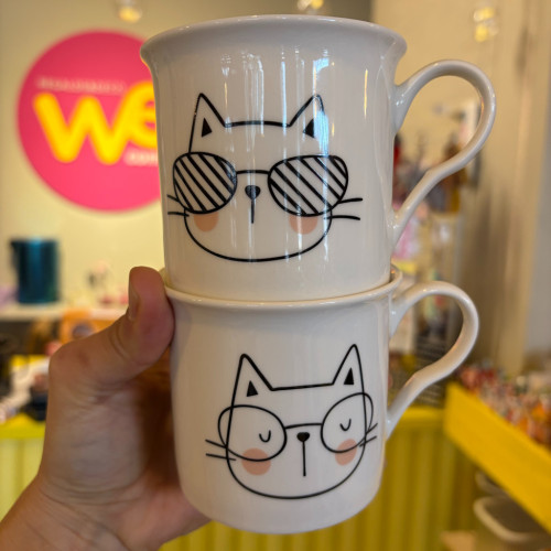 Taza ceramica gatito