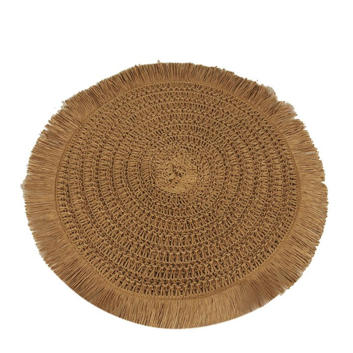 Plato de sitio con flecos 38cm