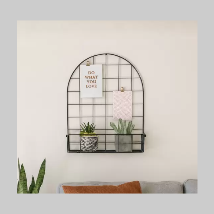 Estante flotante red con canasto