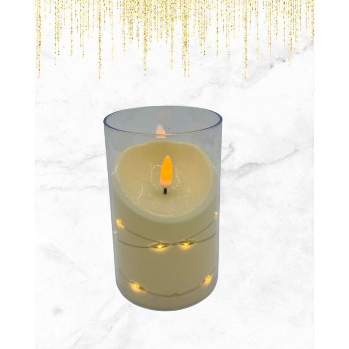 Vela led a pilas 12.5cm