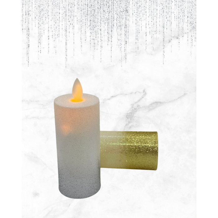 Vela led a pilas 11cm