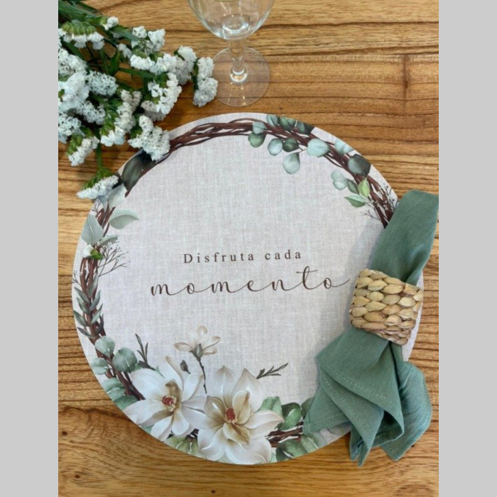 Platos de sitio disfruta cada momento *25