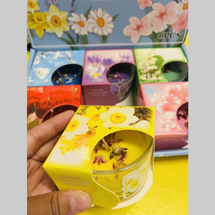 Vela de soja aromatica