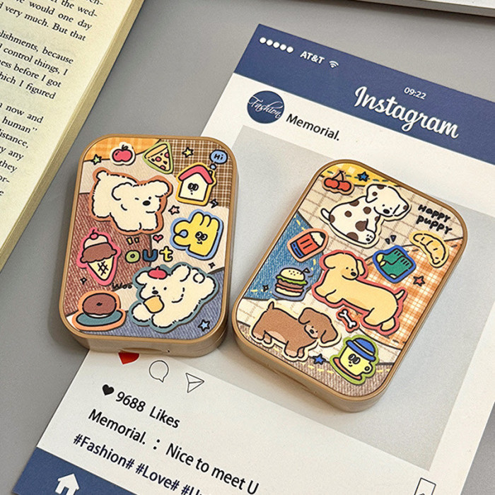 Estuche lentes de contacto puppy