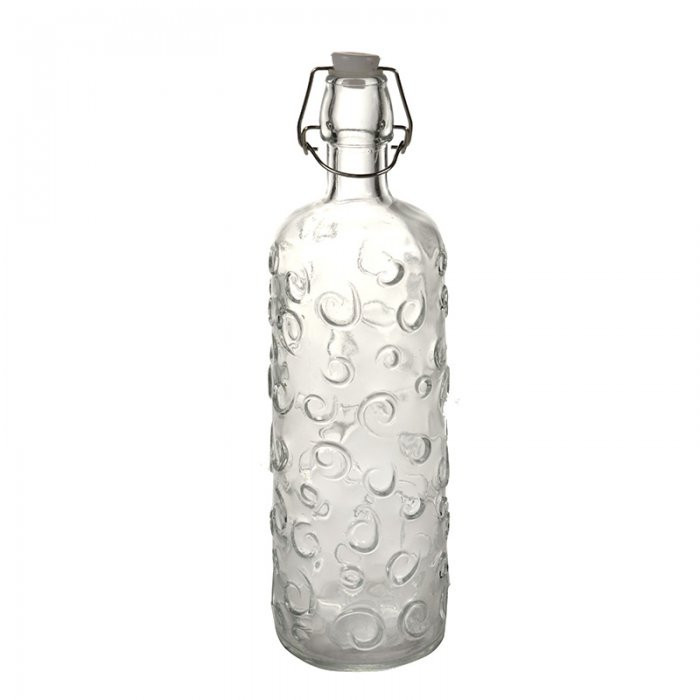 Botella de vidrio cierre hermetico