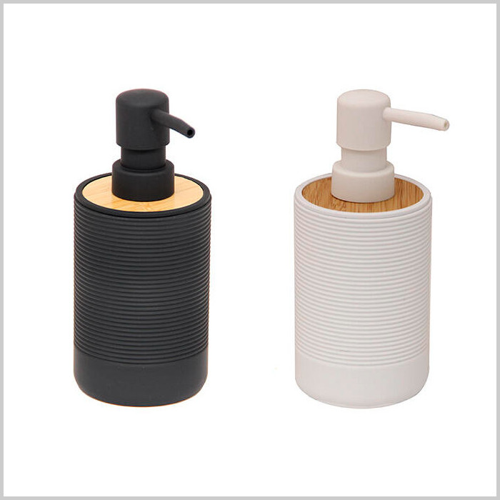 Dispenser texturado bambu