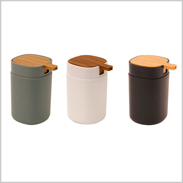 Dispenser plastico y bambu