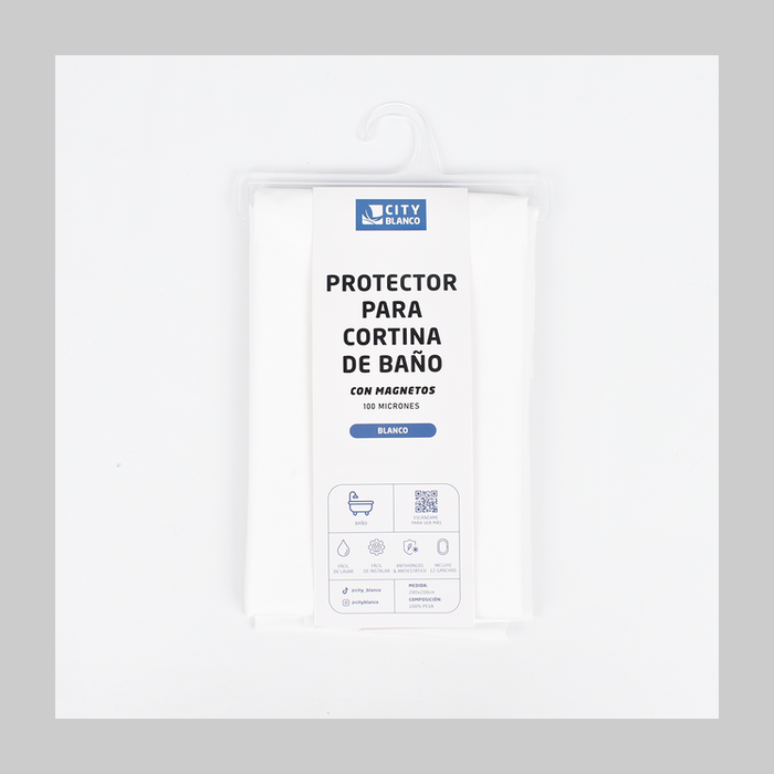 Cortina protector pvc 100 micrones city