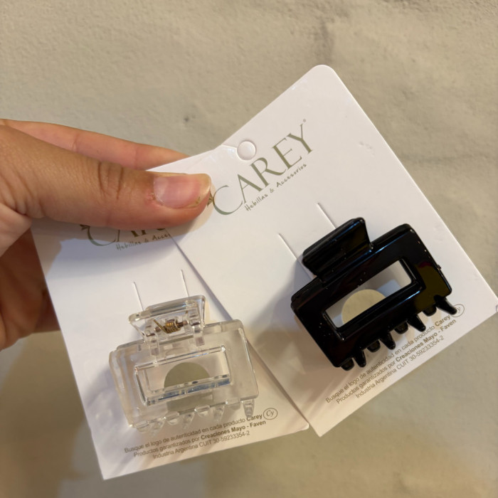 Broche de cabello carey