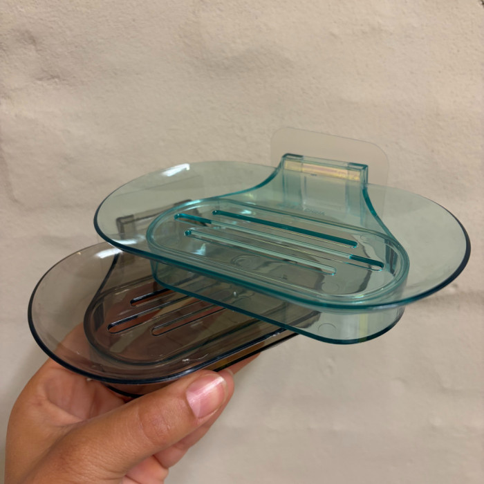 Jabonera adhesiva acrilico