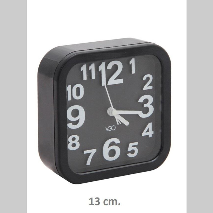 Reloj de mesa cuadrado