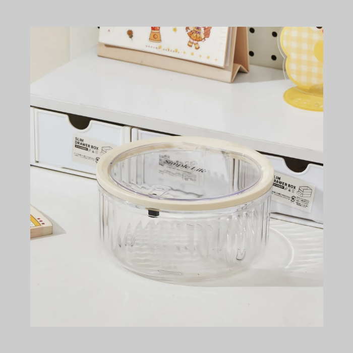 Cestito acrilico bajo