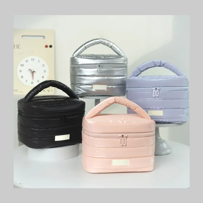 Porta cosmeticos puffer pratys