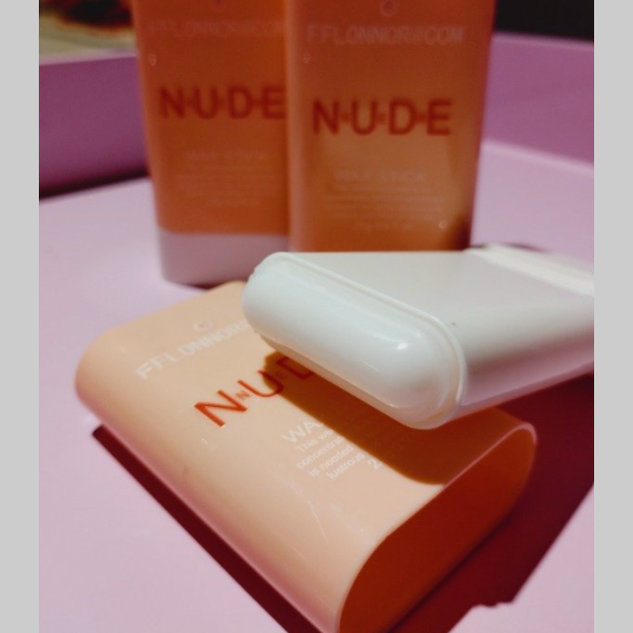 Cera en barra para el cabello nude