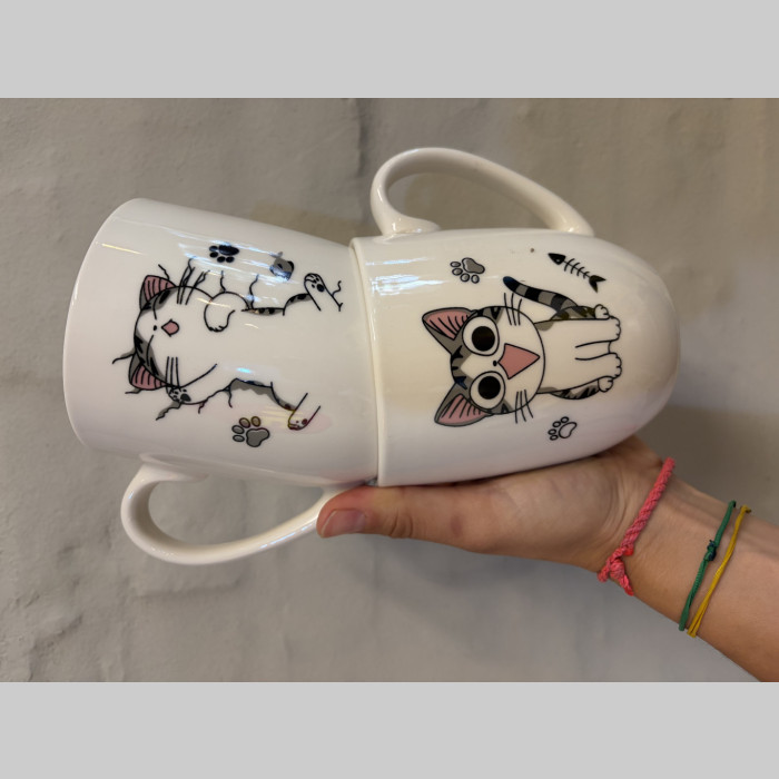 Tazon ceramica gatito