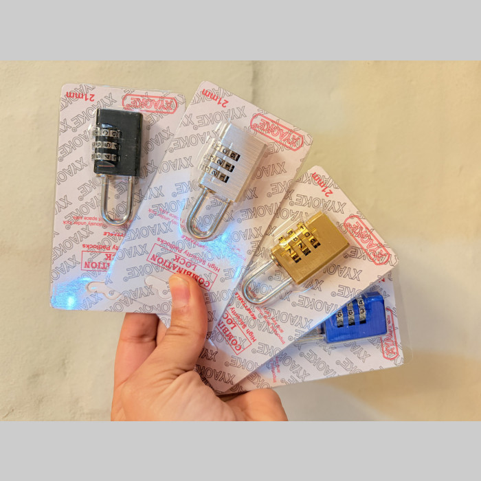 Candado para valijas con clave