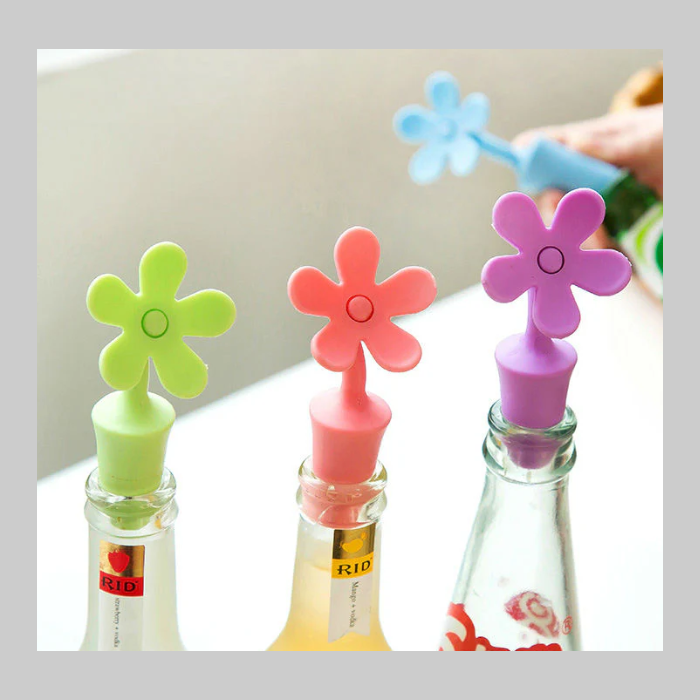 Tapon silicona flor