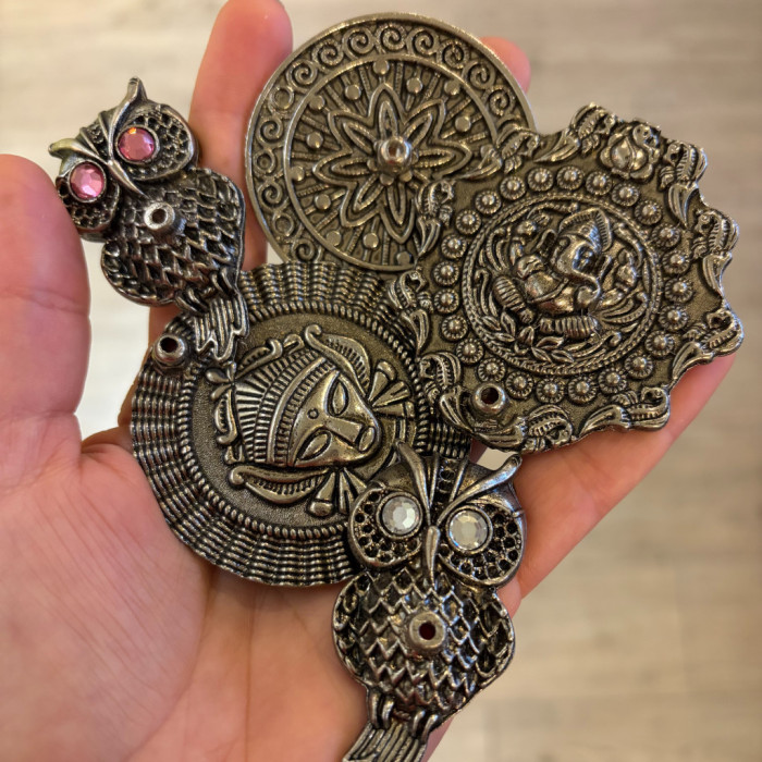 Porta sahumerios metal