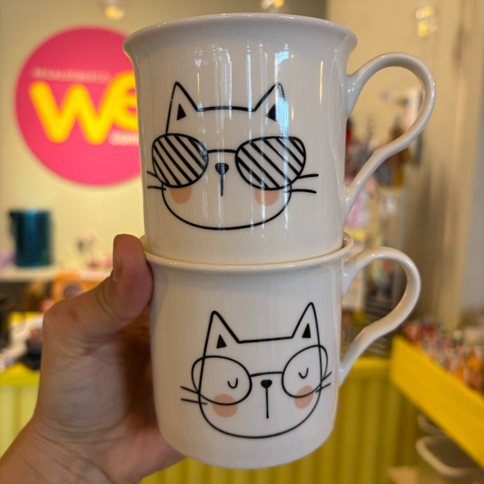 Taza ceramica gatito
